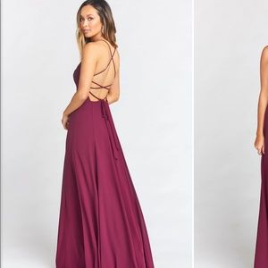 Show Me Your MuMu Godshaw Goddess Gown Merlot